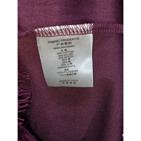 Miusol Magenta Women's Retro Lace Sleeveless Plus Size Xl - Picture 7 of 8